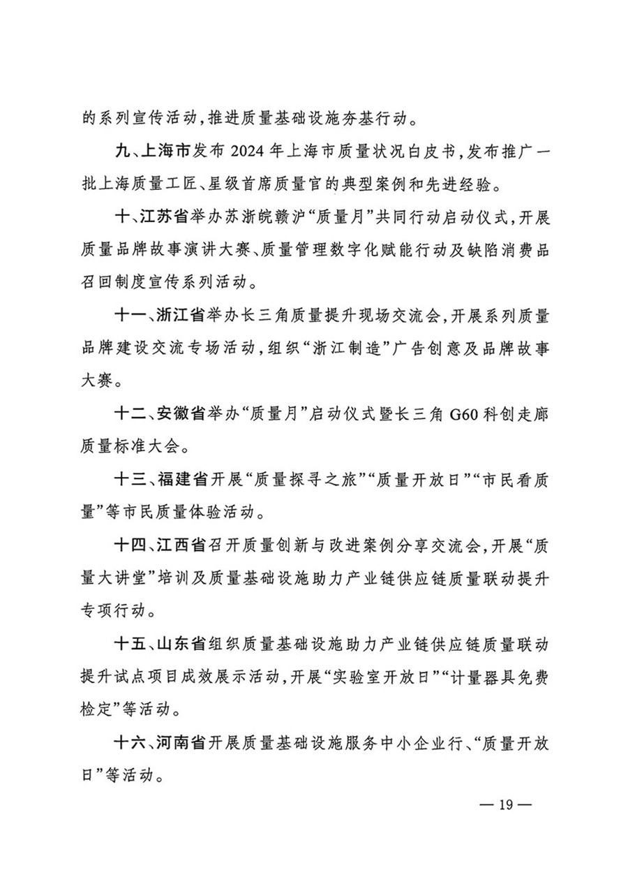 中國質(zhì)量檢驗(yàn)協(xié)會關(guān)于轉(zhuǎn)發(fā)《關(guān)于開展2024年全國“質(zhì)量月”活動(dòng)的通知》的函(質(zhì)檢協(xié)函〔2024〕116號)